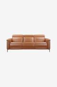 Loft24 - Soffa 3-sits soffa med 2 elektriska vilstolar Lund - Brun - 3...