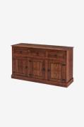 Loft24 - Skänk 3 dörrar 3 lådor Mexico - Brun - Skänkar & sideboards -...