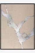 Malerifabrikken - Design Målning / Wild Horizon Silver / 90x120 Cm / S...