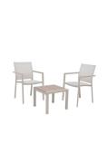 LifestyleGarden - Urbanite kaffeset med bord 50x50 cm och 2 stapelbara...