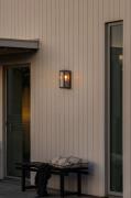 Konstsmide - CARPI vägglampa utomhus - Svart - Fasadbelysning - Från H...