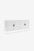 Loft24 - Sideboard med 4 dörrar Asia - Vit - Skänkar & sideboards - Fr...