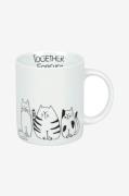 Könitz - Mugg Roliga Katter - Flerfärgad - Koppar & muggar - Från Home...