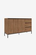 Loft24 - Skänk med 2 dörrar 3 lådor Bari - Beige - Skänkar & sideboard...