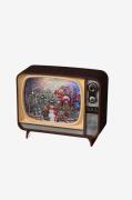 Konstsmide - B/O Wl TV,Snögubbe&Träd LED 17,6cm - Brun - Dekorativ jul...