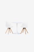 Venture Home - Matgrupp Hamden med 2st stolar Zeno - Svart - Matgruppe...