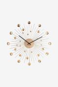 Karlsson - Väggklocka Sunburst Crystal Large - Guld - Väggklockor & bo...