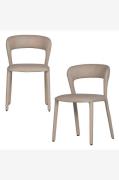 WOOOD - Noble matstol - set om 2 - Beige - Stolar - Från Homeroom