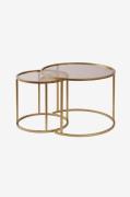 Homitis - Soffbord Set Aurum Double Small - Guld - Soffbord - Från Hom...
