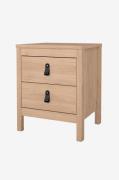 Tvilum - Madrid Nattduksbord 2 lådor - Brun - Sängbord - Från Homeroom