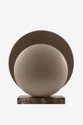 Globen Lighting - Bordslampa Orbit Mocca/brun marmor - Brun - Bordslam...