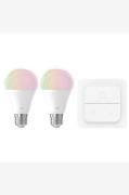 EGLO - Ljuskälla 2Xlm-Zig-Rgb/Cct E27 A60 9W Switches - Vit - Tillbehö...