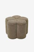 Nordic Furniture Group - Sittpuff med förvaring Bellis - Beige - Fotpa...