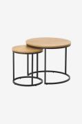 Håum - Cosmo Satsbord Ø60 - Svart - Soffbord - Från Homeroom