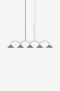 Globen Lighting - Taklampa Curve 5 Mocha - Brun - Takpendlar - Från Ho...