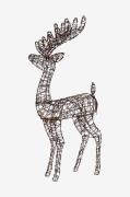 Star Trading - Utomhusdekoration VickeDeer 115cm - Brun - Julpynt - Fr...