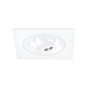 Egger Licht Egger DLS LED-inbyggnadsspot Riga Zooom, kantig, vit, 3000...