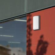 LCD LED-utomhusvägglampa 039, stål, grafitfärgad