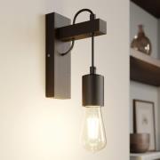 Lamkur Vägglampa Tyske i trä, wenge