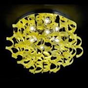 Metallux Strålande plafondlampa YELLOW 70 cm Ø