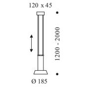 OLIGO Glance LED-pendellampa, 1 lampa svart