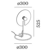 Wever & Ducré Lighting WEVER & DUCRÉ Mirro bordslampa 1.0 svart/guld