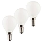 Müller-Licht LED-dropplampa E14 3 W 2 700 K 3-pack 470 lm matt