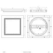 EVN ALQ LED-panel vit 15W 30x30cm 4.000K