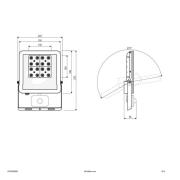 EVN Panthera utomhus spotlampa sensor IP44 30 W