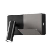 LEDS-C4 LED-lampa Mini LED-vägglampa svart/grå