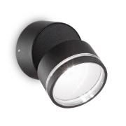 Ideallux Ideal Lux Omega Round LED-vägglampa 4 000 K svart