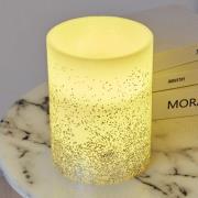 Pauleen Glowing Glitter BIG Candle LED-ljus vax