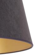 Duolla Lampskärm Cone höjd 25,5 cm, grafit/guld