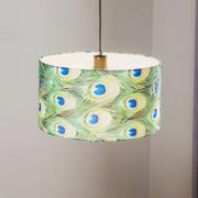 BRITOP Hänglampa Pfau, Ø 45 cm, grön