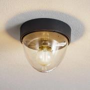 Nowodvorski Lighting Taklampa Nook med klar skärm, grafit