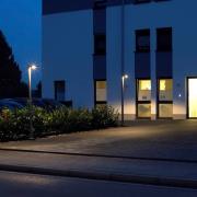 Albert Leuchten LED-lyktstolpe 866, aluminium, antracit, höjd 300 cm