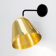 Nyta Tilt Wall Brass vägglampa, vägganslutning