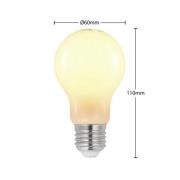 Arcchio LED-lampa E27 8W 2.700K dimbar, opal