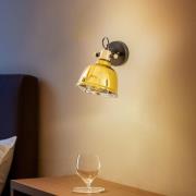 Nowodvorski Lighting Amalfi vägglampa med metalliserat glas, guld