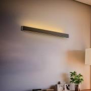 Nowodvorski Lighting Vägglampa Soft, bredd 90 cm, grafit, aluminium, G...