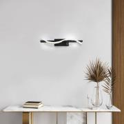 FISCHER & HONSEL LED-vägglampa Bridge rörelsesensor dimbar CCT svart