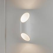 SOLLUX LIGHTING Vägglampa Saturn 30, upp/ner, vit