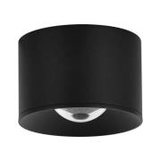 Zambelis LED-takspotlight för utomhusbruk S131, Ø 8 cm, sandgrå