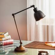 Euluna Bordslampa Emoti, svart, 45 cm hög, justerbar