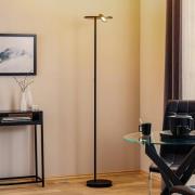 Bopp Share LED-uplight-golvlampa med läslampa, svart