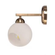 Lucea Vägglampa Ramella, antik mässing, 1 lampa