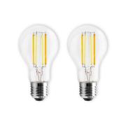 PRIOS LED-lampa E27 7W filament dimbar CCT Tuya 2-pack