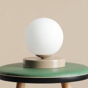 ALDEX Bordslampa Joel, höjd 17 cm, beige/vit