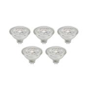 Prios LED-reflektor GU5.3 4.3W 345lm 36° klar 827 set om 5