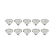 Prios LED-reflektor GU5.3 4.9W 500lm 36° klar 840 set om 10
